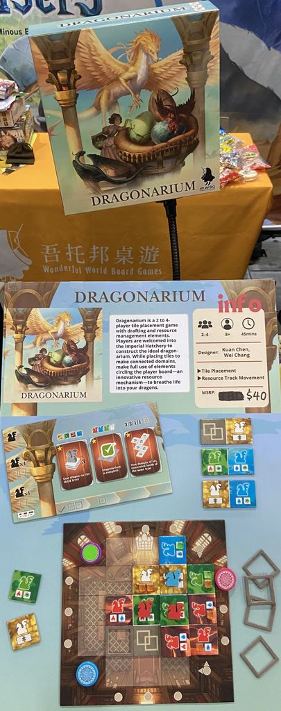 Dragonarium, Wonderful World Board Games, 2025 — GAMA Expo 2025의 모형