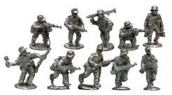 Warfighter: The WWII Tactical Combat Card Game – Expansion #16: German Metal Soldier Miniatures