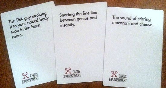 Cards Punishment Vol 1 Fan Expansion For Cards Against Humanity Image Boardgamegeek