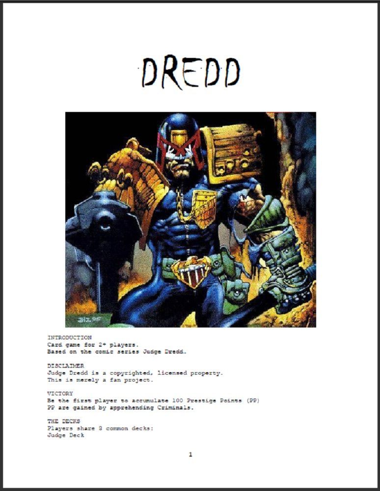 Dredd cover art