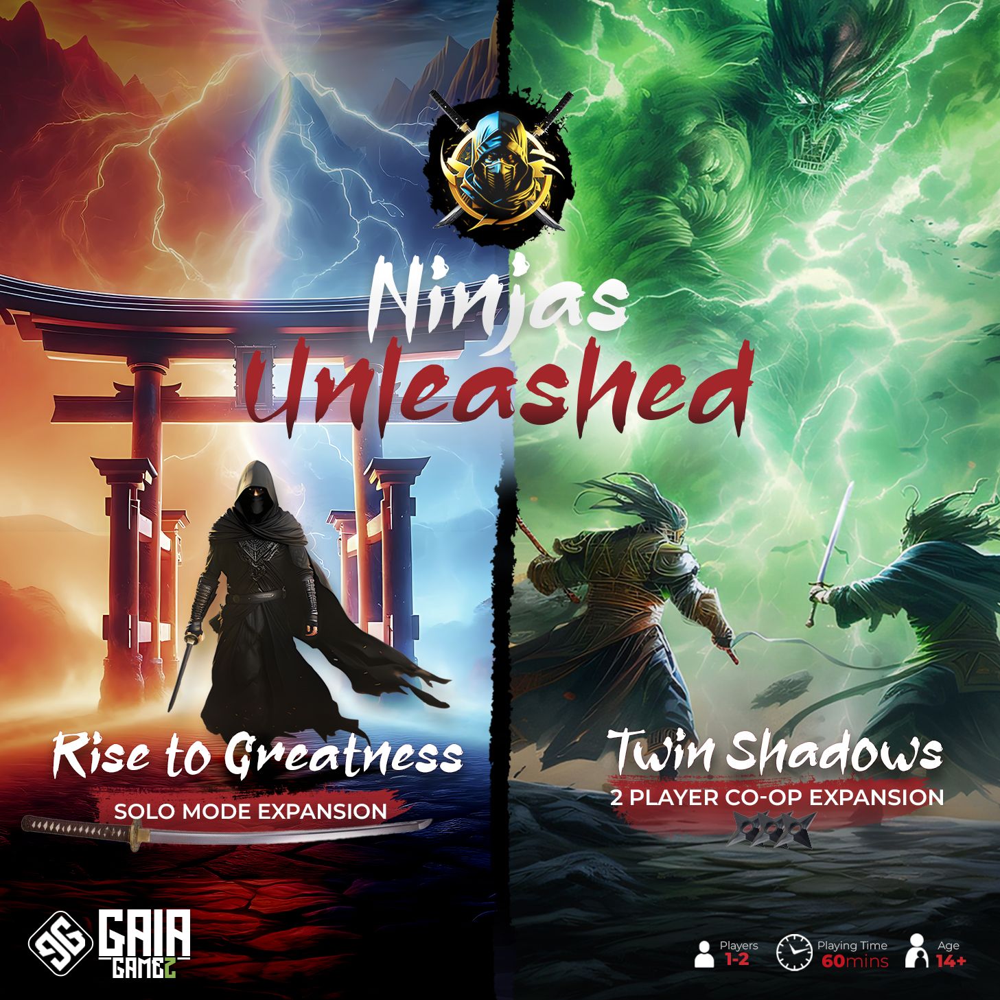 Ninjas Unleashed: Twin Shadows and Rise to Greatness cover art