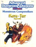 RPG Item: MC6: Monstrous Compendium Kara-Tur Appendix