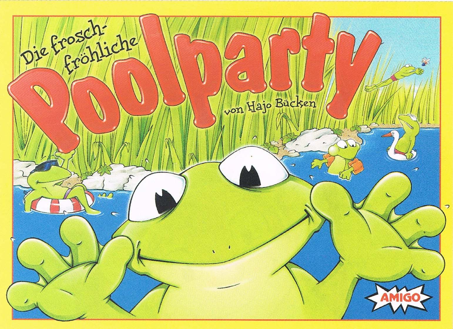 Die frosch-fröhliche Poolparty