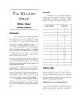 RPG Item: The Window Frame