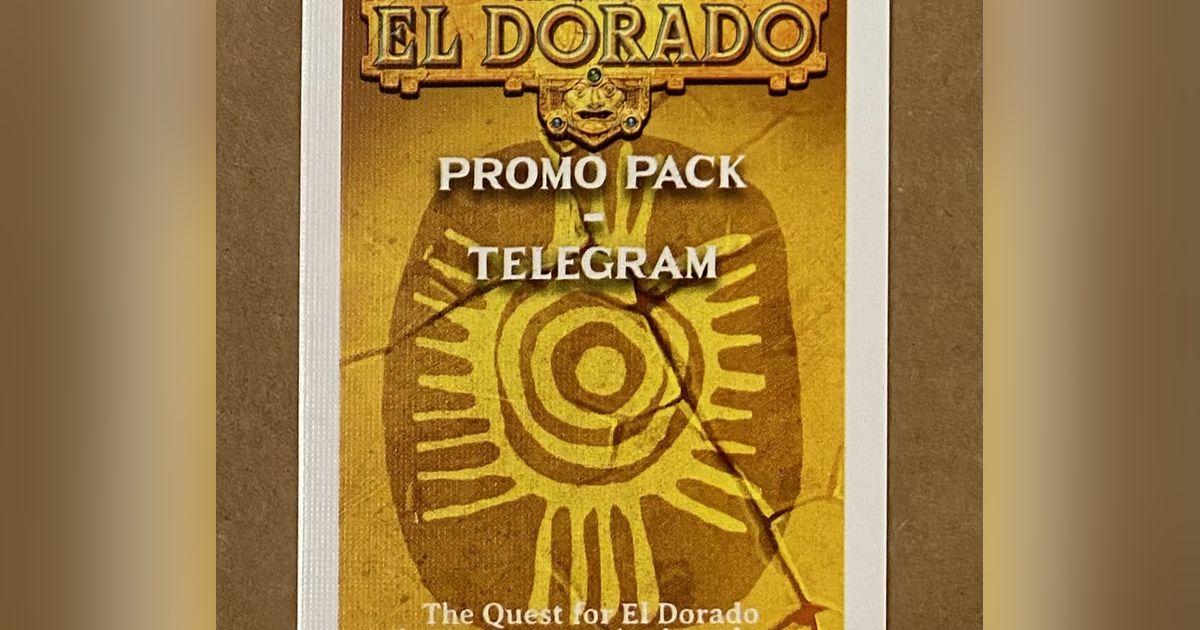 The Quest for El Dorado Promo Pack Telegram Board Game BoardGameGeek