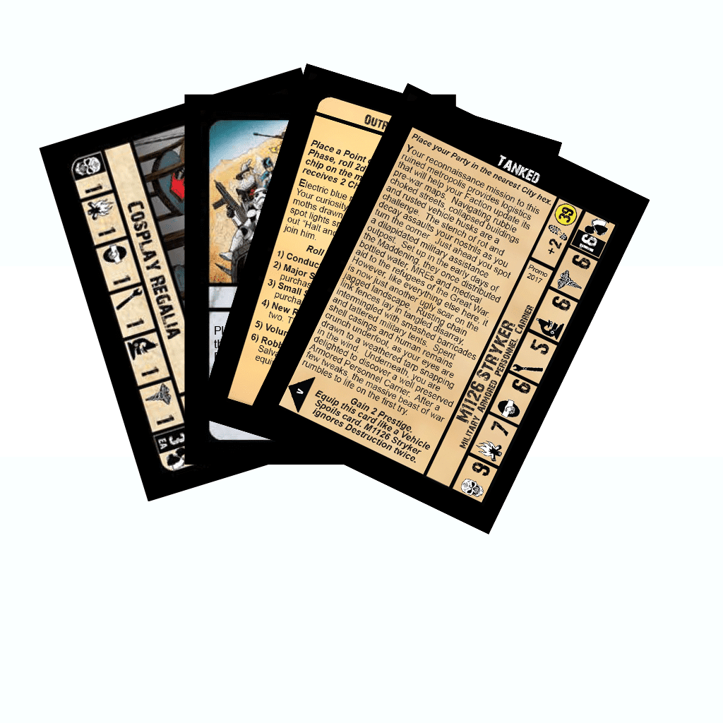 Fallen Land: Gen Con 2017 Promo Cards