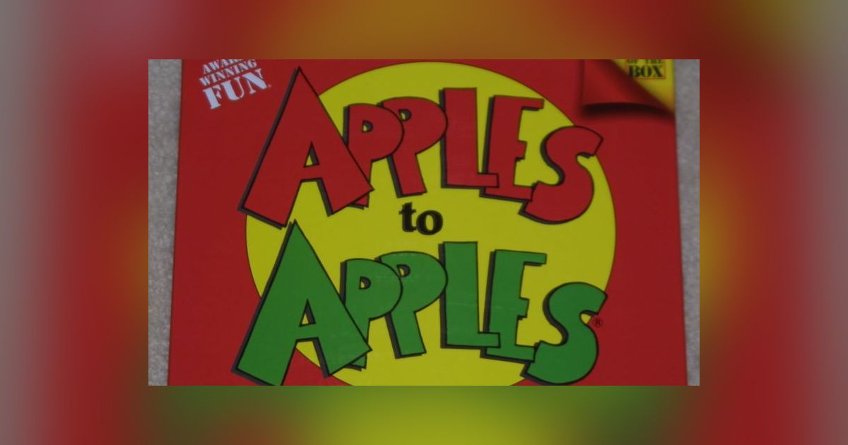 Apples to Apples Jewish Edition Board Game BoardGameGeek