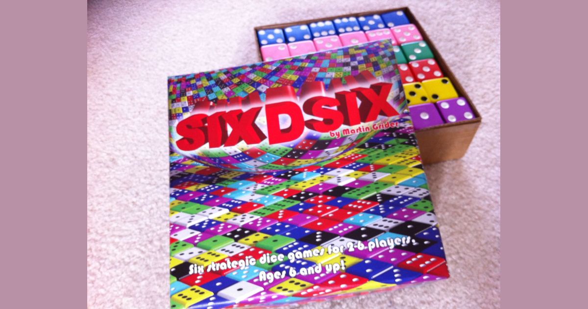 six board game cafe menu