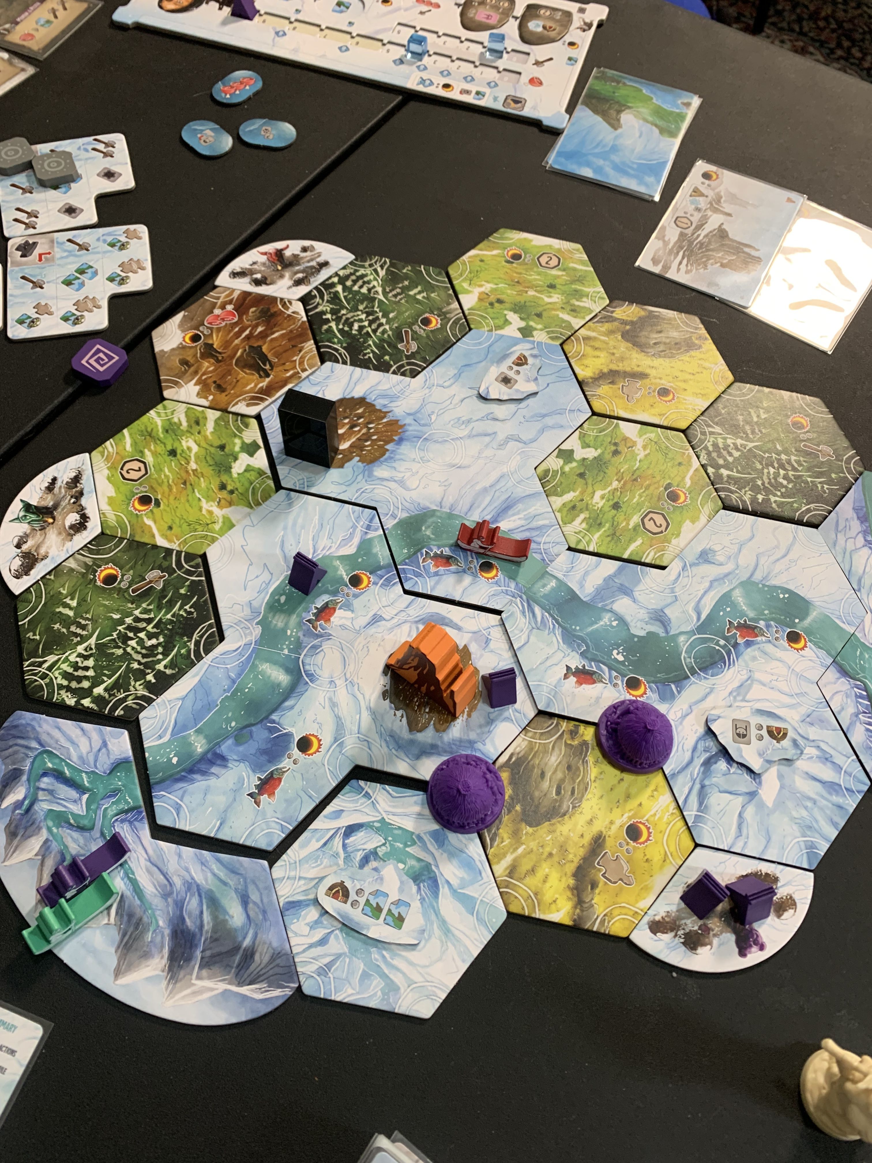 Setup of Rivers and Rafts + Glacier Tokens module | Endless Winter ...