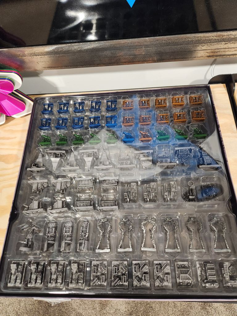 My current storage solution for upgraded bits and expansion Frostpunk