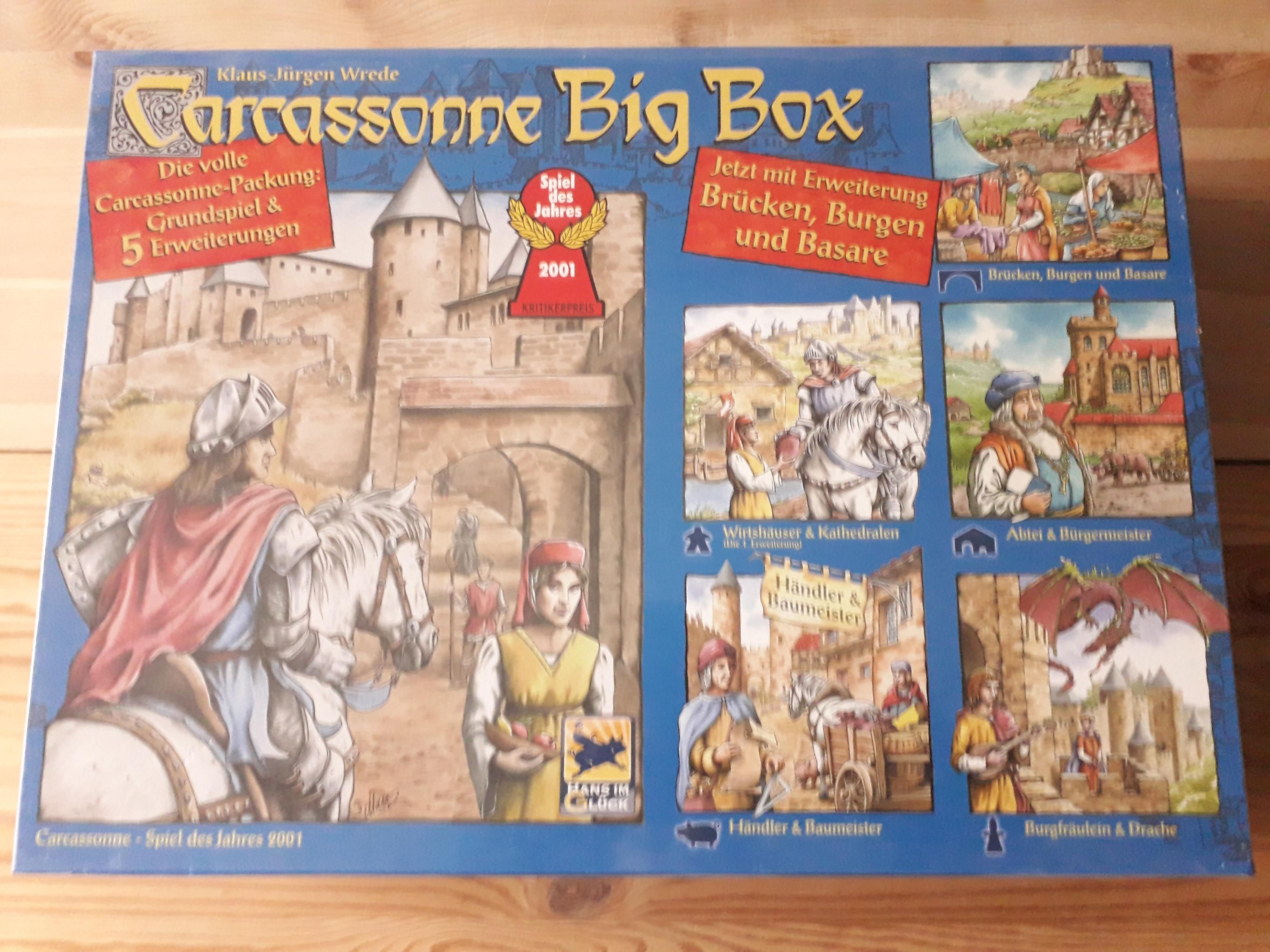 Board game The third edition of the Carcassonne Airport Big Box (Carcassonne  Big Box 3), Toy Hobby