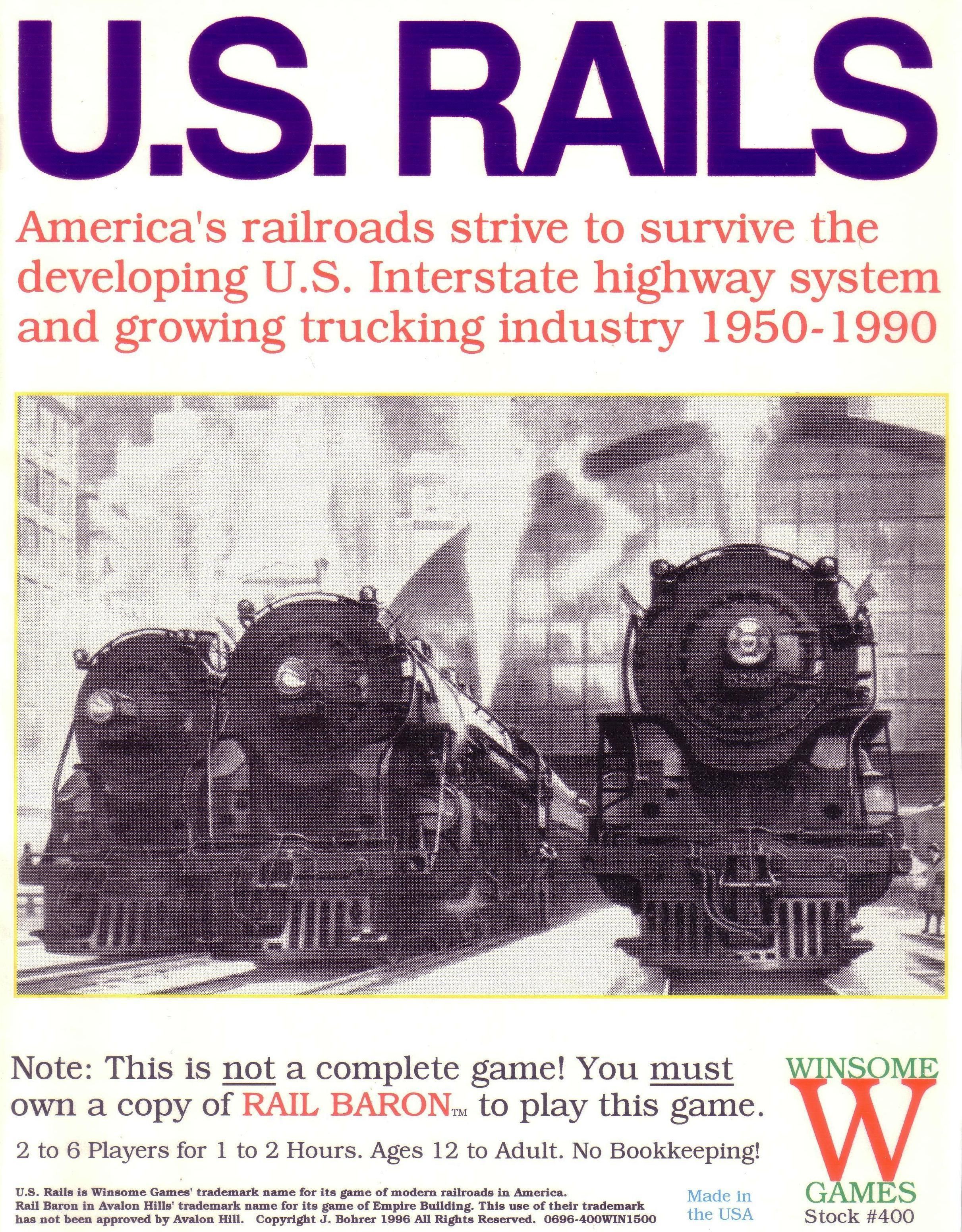 U.S. Rails box art