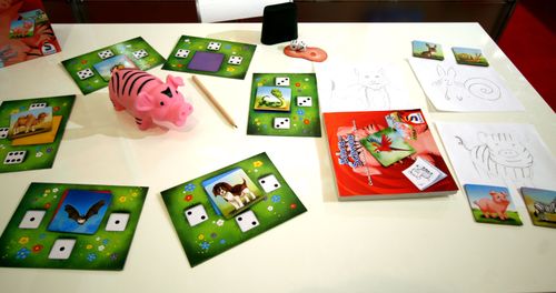 Board Game: Zebra-Schwein