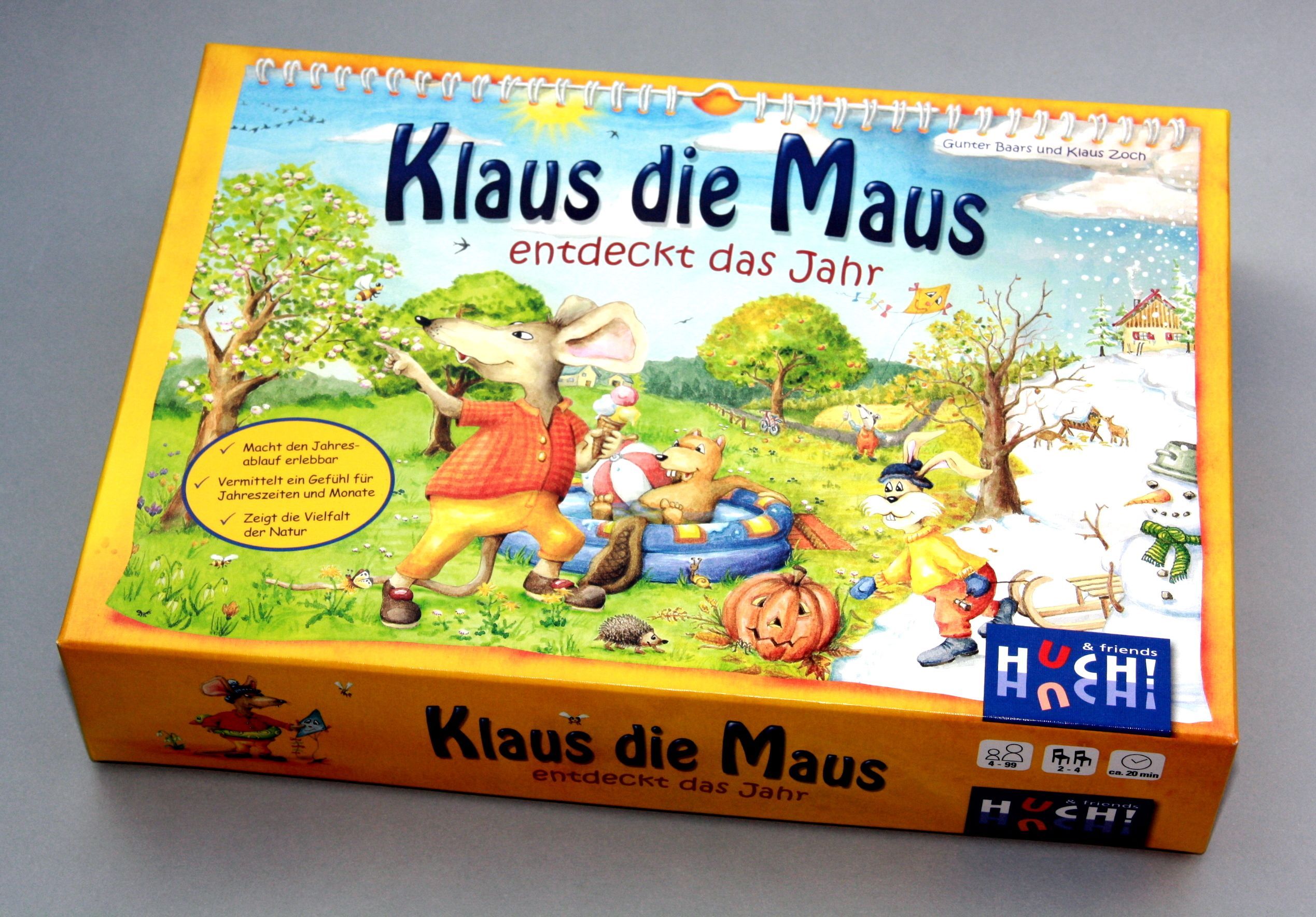 Klaus die Maus entdeckt das Jahr cover art