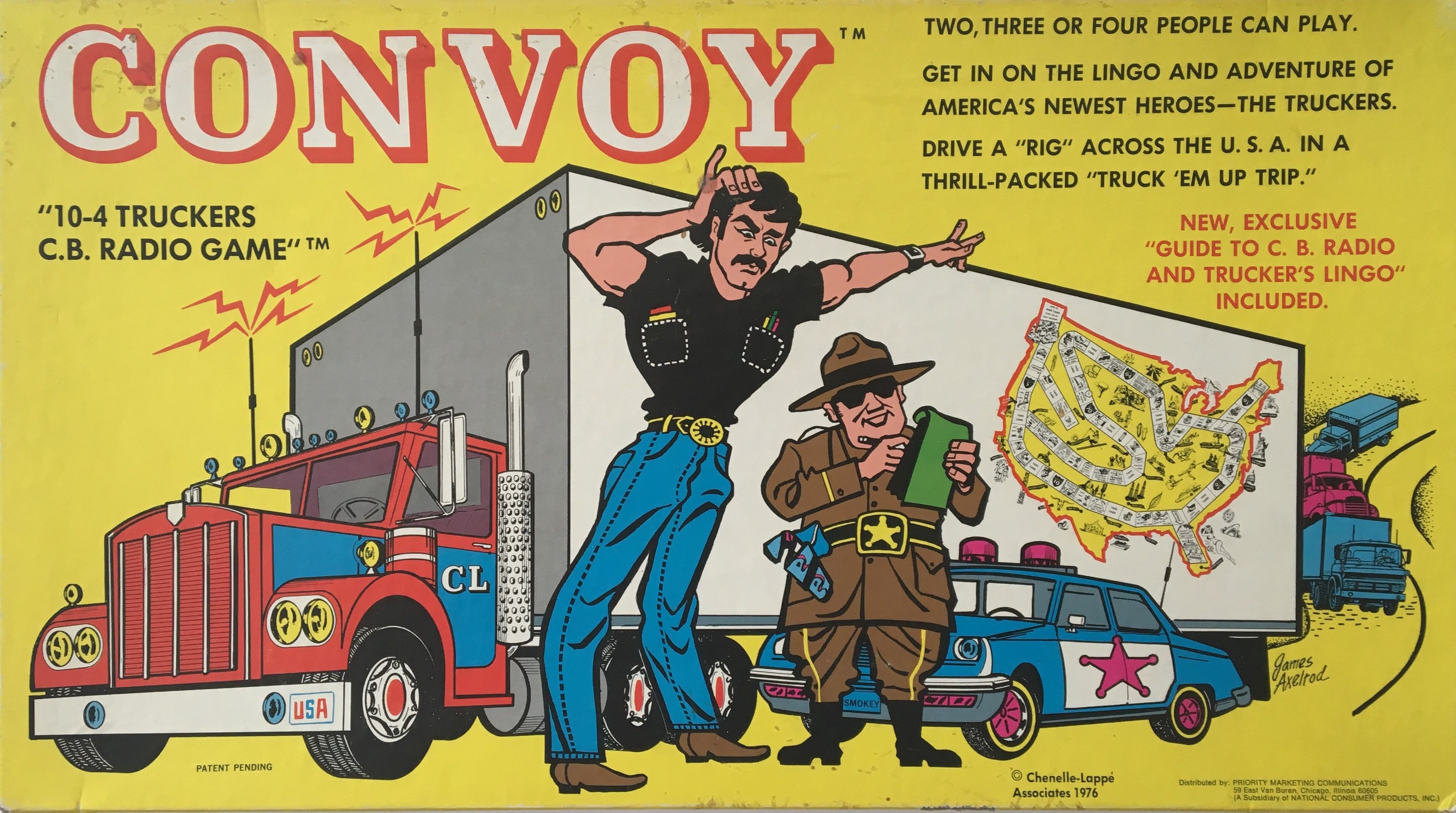 Convoy: "10-4 Truckers C.B. Game" cover