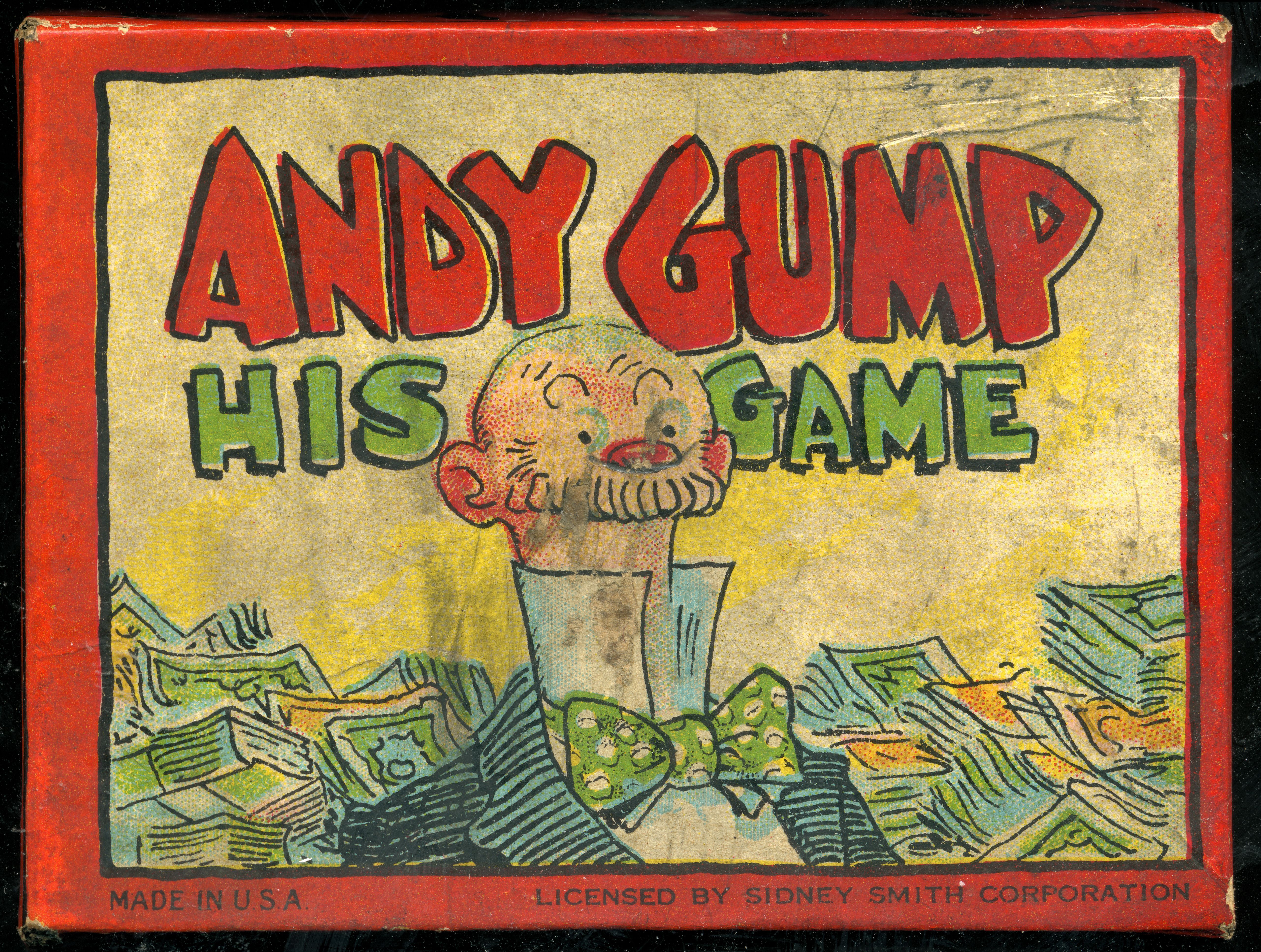 Andy Gump and His Game doboz