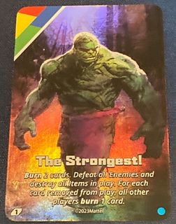 UNO Ultimate: Hulk – The Strongest! Foil Chase Card