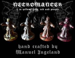 Cave Evil: Necromancer Metal Miniatures