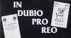 In Dubio Pro Reo