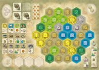 Board Game: The Castles of Burgundy: 3rd Expansion – German Board Game Championship Board 2013