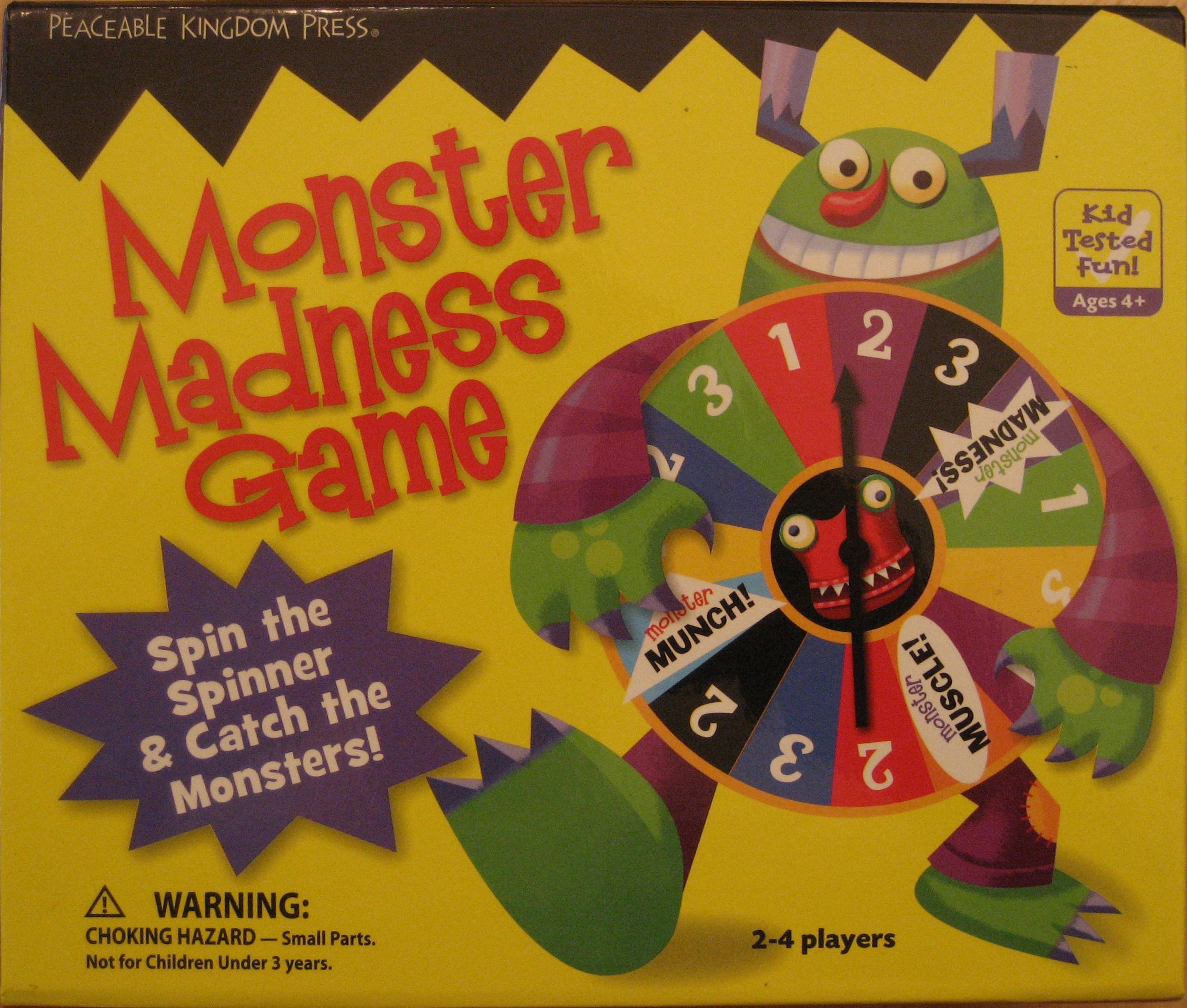 Monster Madness Game cover art