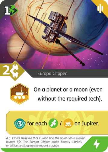 Europa Clipper card