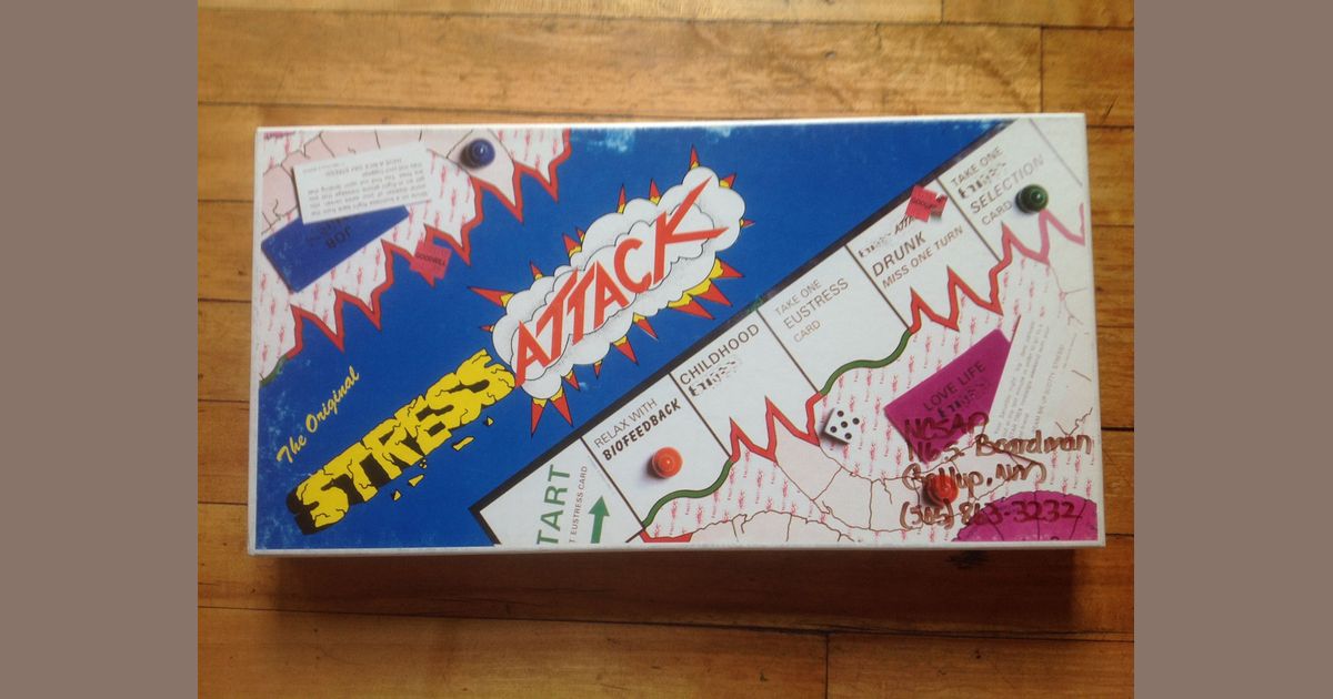 Stress Attack Board Game BoardGameGeek