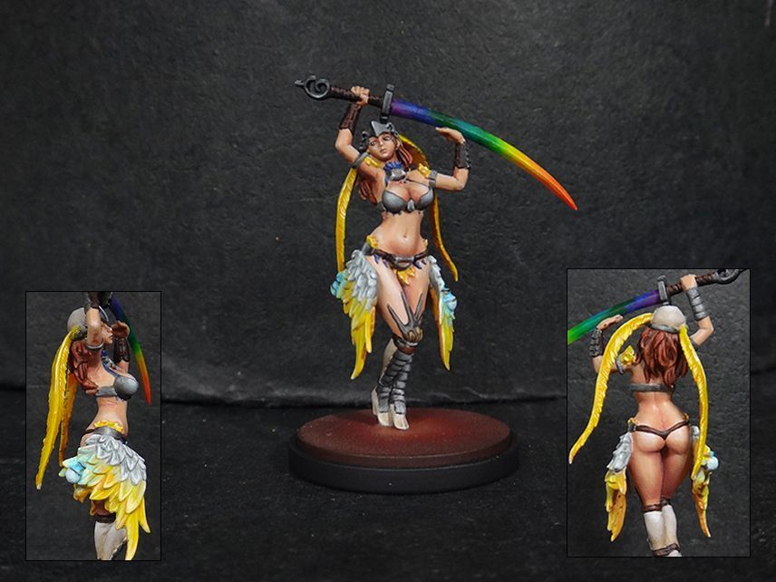 █ 30mm Resin Kingdom Death Scoopy Club Girl Unpainted Unassembled WH340 