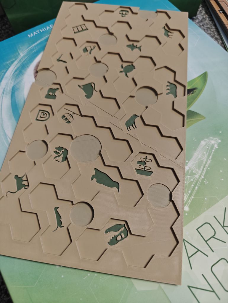 Ark nova + marine worlds 3d printed insert | Ark Nova