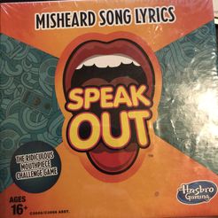  Hasbro Gaming Speak Out Expansion Pack: Misheard Song Lyrics :  Toys & Games