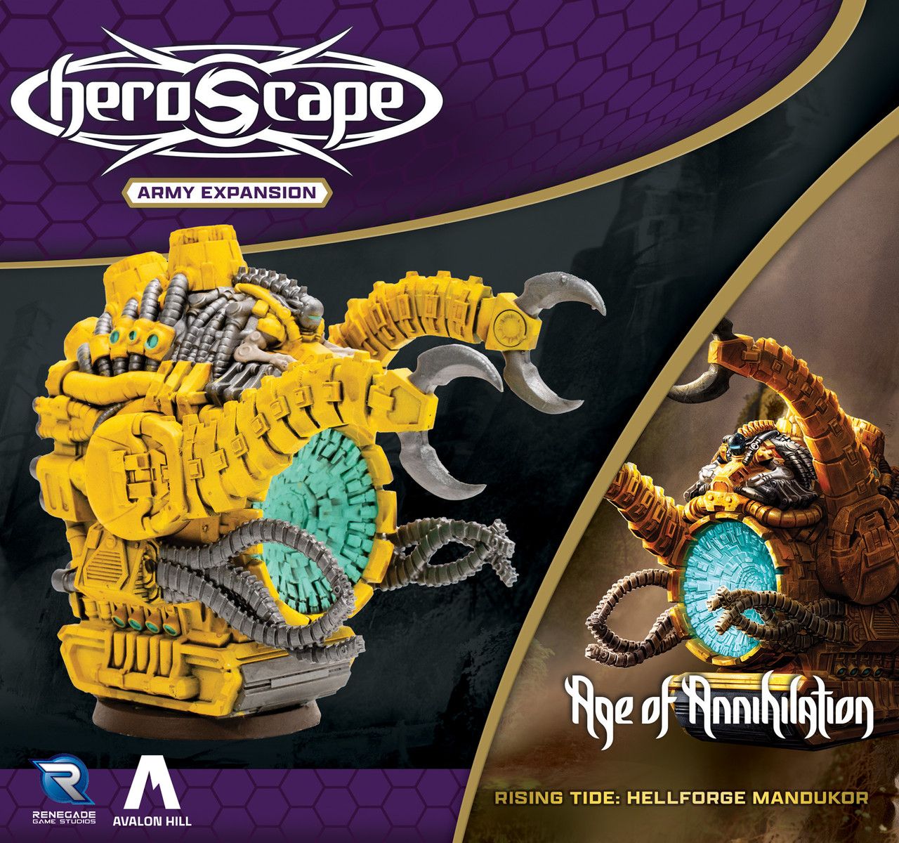 Heroscape: Rising Tide – Hellforge Mandukor Army Expansion