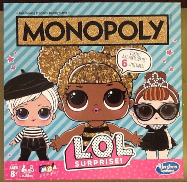 Hasbro L.O.L Surprise Edition Monopoly Game Board 