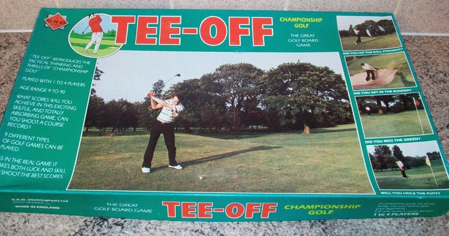 Tee-Off Championship Golf, Board Game