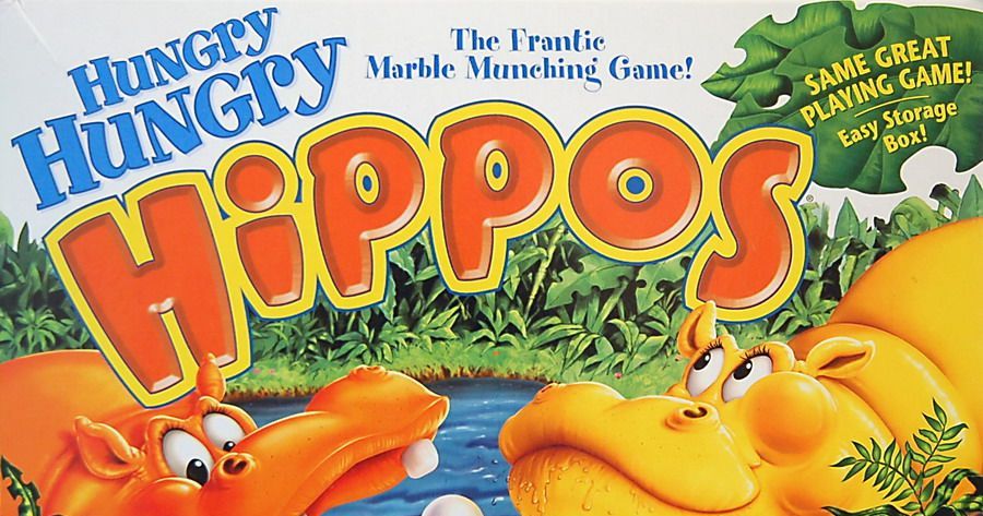 Jogo de tabuleiro júnior Hungry Hungry Hippos, Jogos pré-escolares