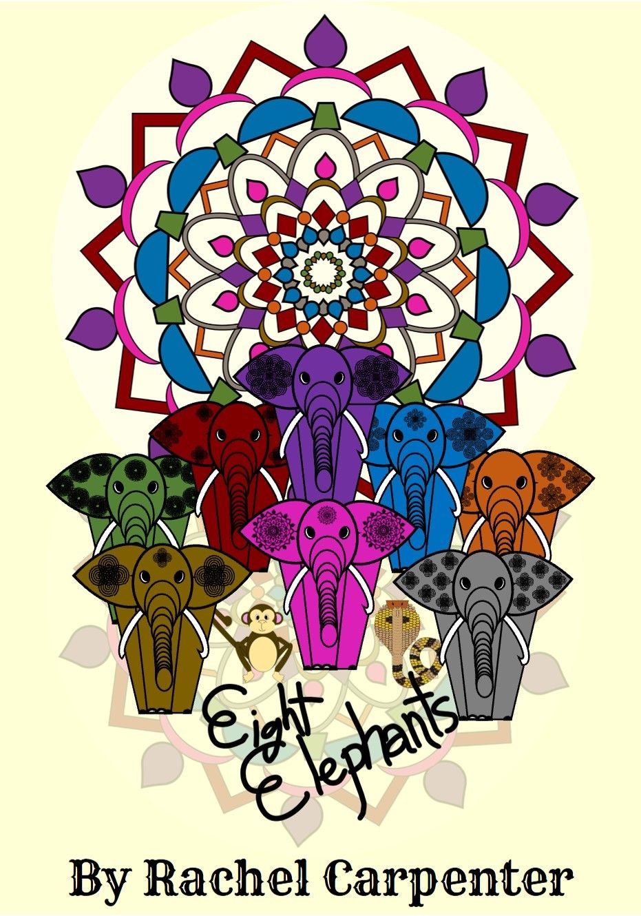 Cover art for Eight Elephants