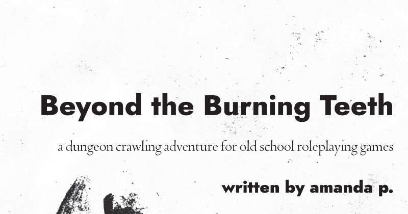 Beyond the Burning Teeth | RPG Item | RPGGeek