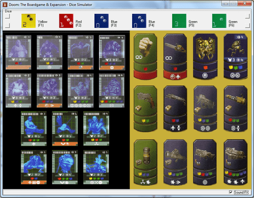 Doom: The boardgame (expansion included) Dice Simulator | Doom: The ...