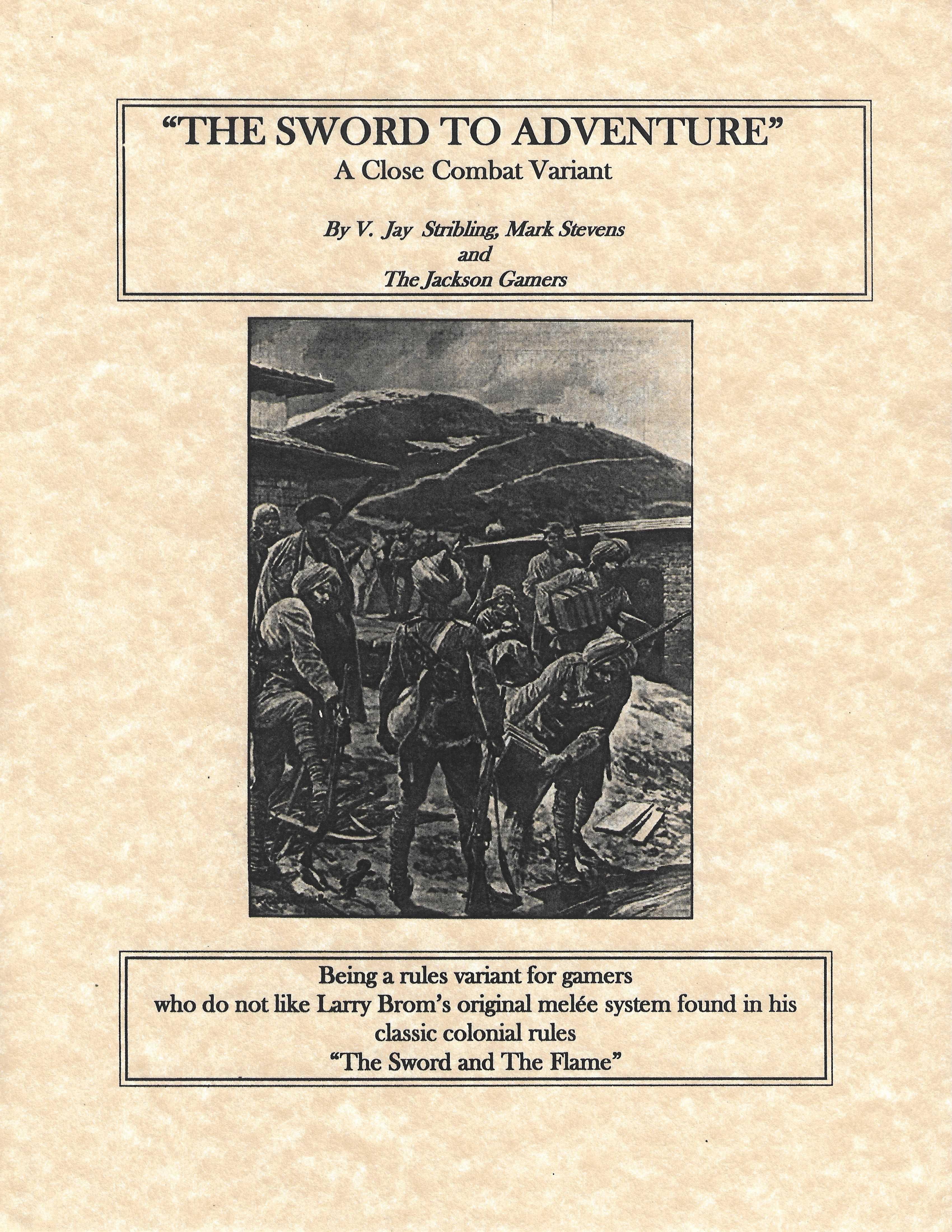 The Sword to Adventure: A Close Combat Variant