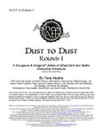 RPG Item: AOA7-2, Round 1: Dust to Dust Round 1