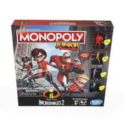 Monopoly Junior Disney Pixar Incredibles 2 Game Hasbro Gaming for sale online