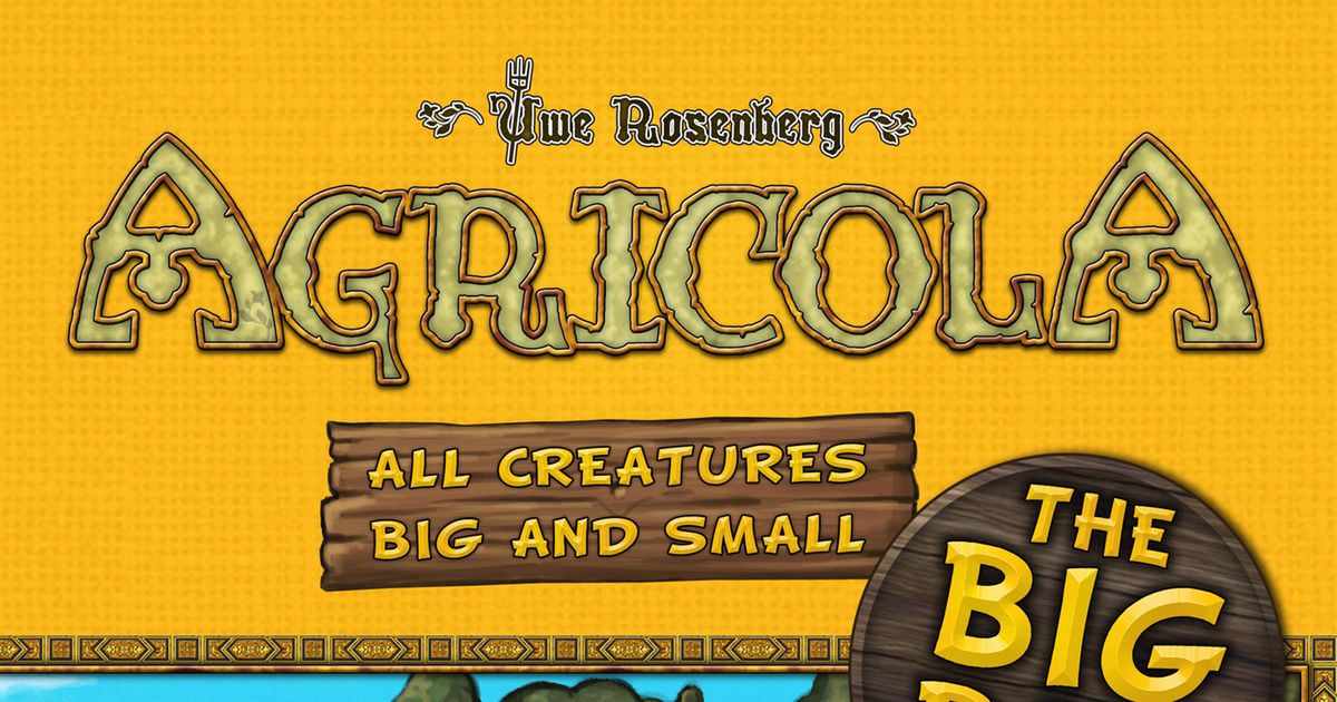 Agricola: All Creatures Big and Small, Imagem