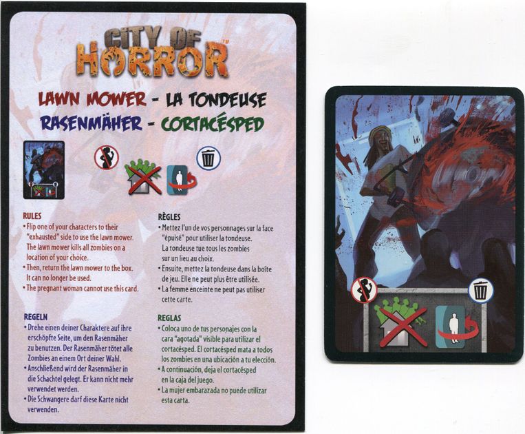 City of Horror Director's Cut & Lawn Mower Promo Pack Asmodee 
