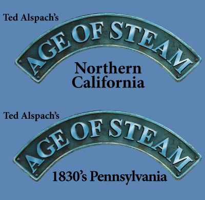 Age of Steam Expansion: 1830&#039;s Pennsylvania / Northern California