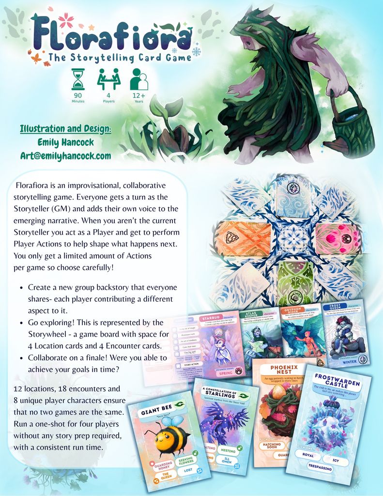 Illustration 4 de Florafiora: The Storytelling Card Game