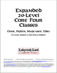 RPG Item: Expanded 20-Level Core Four Classes