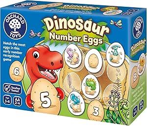 Dinosaur Number Eggs box art