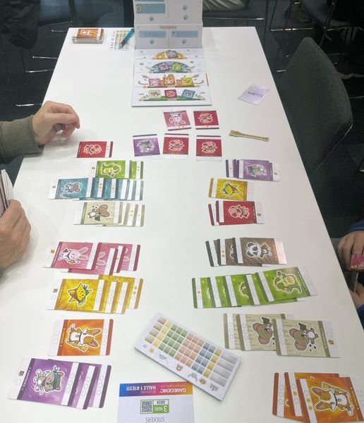 Stickers at SPIEL 2024, Essen.