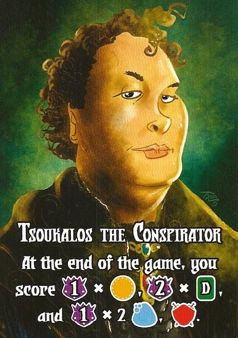 Valeria: Card Kingdoms – Tsoukalos the Conspirator Promo Card