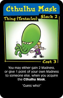 Chez Cthulhu: Cthulhu Mask Promo Card