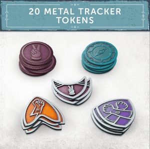 Perseverance: Castaway Chronicles – Metal Tracker Tokens